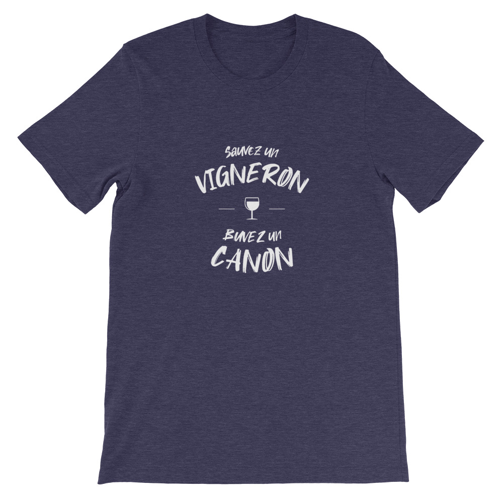 T-shirt - Sauvez un vigneron, buvez un canon