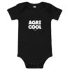 body bébé agricool - noir - cadeau naissance agriculture