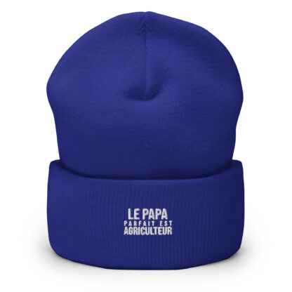 le-papa-parfait-est-agriculteur-accesoires-agricole-bonnet-homme-bleu