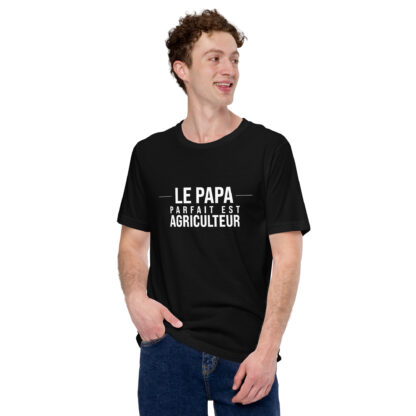 le-papa-parfait-est-agriculteur-vêtement-agricole-t-shirt-noir